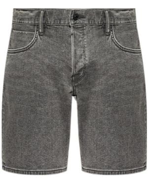 AllSaints Switch Denim Shorts - Grey