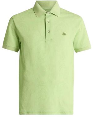 Etro Roma Paisley Polo Shirt - Green