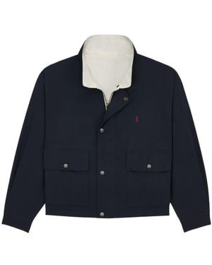 Saint Laurent Cassandre Reversible Work Jacket - Blue
