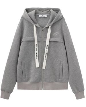 Marissa Chiara Long-Sleeved Casual Jacket - Grey