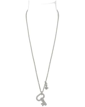 Vivienne Westwood Bijoux Key Pendant Necklace - White