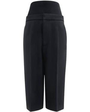 Alaïa Alaïa Gabardine Bermuda Shorts - Black
