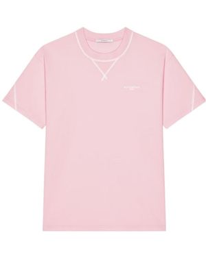 Givenchy Logo Printed Crewneck T-Shirt - Pink