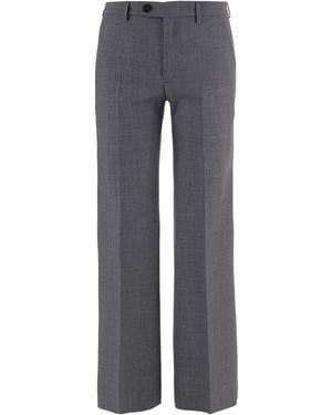 DARKPARK Tailored Straight-Leg Pants - Gray