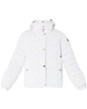Liu Jo Detachable Hood Puffer Jacket - White