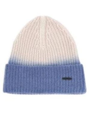 JW Anderson Gradient-Effect Knit Beanie - Blue