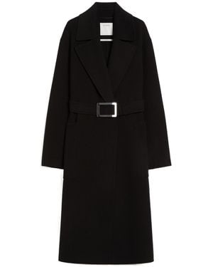 Sportmax Cose Belted Coat - Black