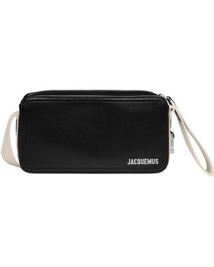Jacquemus The Horizontal Cuerda Utility Rectangle Bag - Black