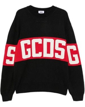 Gcds Crew-Neck Jumper - Red