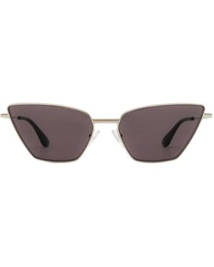 McQueen Cat-Eye Sunglasses - White