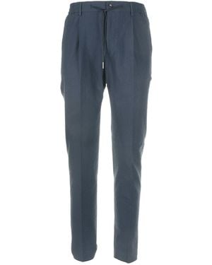 Tagliatore Drawstring Trousers - Blue