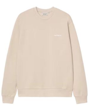 Carhartt Script-Embroidered Crewneck Sweatshirt - Natural