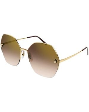 Cartier Logo Sunglasses - Metallic