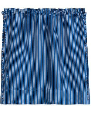 TOTEME Totême Drawstring Striped Skirt - Blue
