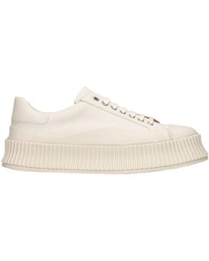 Jil Sander 40Mm Vulcanized Canvas Sneakers - Natural