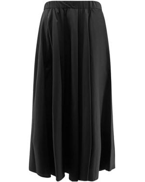 Aspesi Stretch Poplin Skirt - Blue