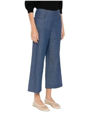 Max Mara Belt Loops Slacks - Blue