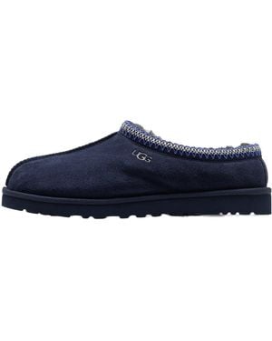 UGG Suede Stitched Slippers - Blue