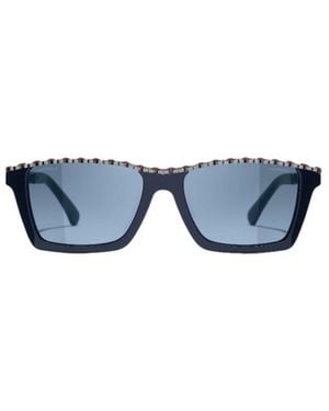 CHANEL Full Frame Sunglasses - Blue
