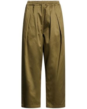 Maison Margiela Plain Colour Casual Trousers - Green