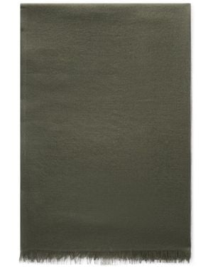 Brunello Cucinelli Karakorum Cashmere And Silk-Blend Scarf - Green