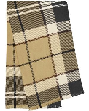 Barbour Classic Plaid Scarf - Natural