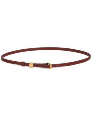 Marni Leather Belt - White