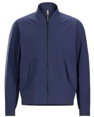 Veilance Diode Zip-Up Bomber Jacket - Blue