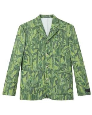 KENZO Chiku-Rin Camo' Tailored Jacket - Green