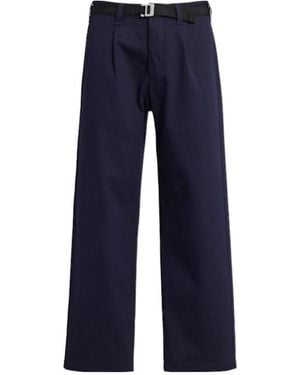 Stone Island Elastic Waist Casual Trousers - Blue