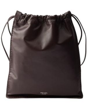 Prada Wish Nappa Leather Pouch - Black