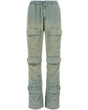 DIESEL D-Pocky-S Cargo Straight-Leg Jeans - Green