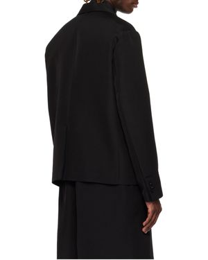 Sacai Suiting x Knit Jacket in Black – Hampden Clothing