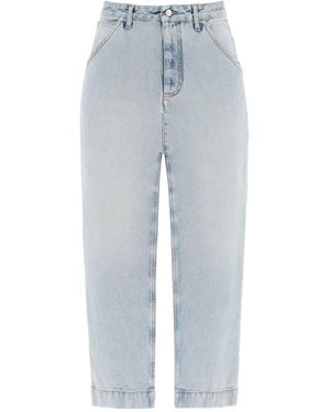 DARKPARK Mid-Length Denim Half-Length Skirt - Blue