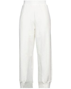 MM6 by Maison Margiela Simple And Casual Trousers - White