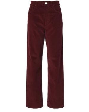 Rohe Cotton Corduroy Straight Pants - Red