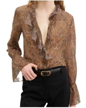 Nili Lotan Printed Shirt - Black