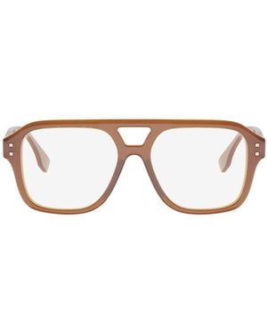 Fendi Eyewear Square Frame Glasses - Multicolor