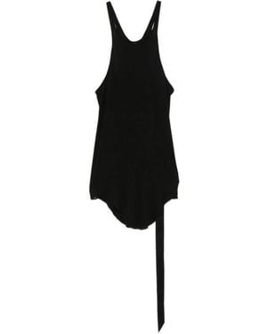 Rick Owens Scoop-Neck Tank Top - Black
