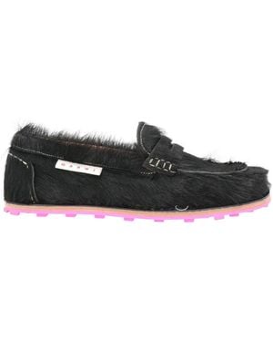 Marni Penny Loafers - Black