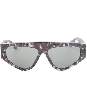 Alaïa Alaïa Geometric-Frame Sunglasses - White