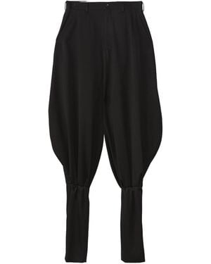 Comme des Garçons Trousers With Belt Loops - Black