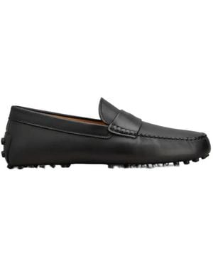 Tod's Penny Driving Loafers - Black