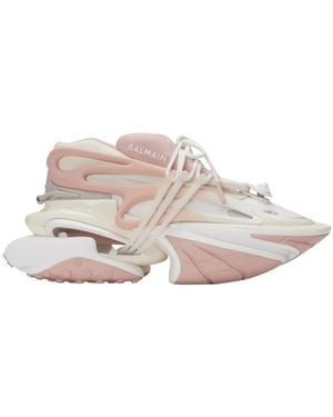 Balmain Unicorn Low Trainers - White