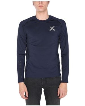 KENZO Sport Logo-Print T-Shirt - Blue
