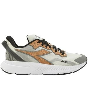Diadora Logo Lace Up Trainers - White