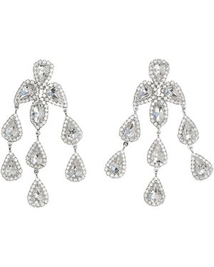 Magda Butrym Sculptural Teardrop Earrings - White