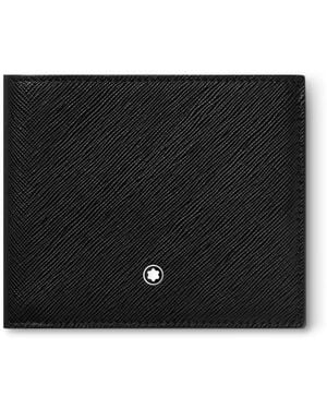 Montblanc Sartorial 6Cc Leather Wallet - Black