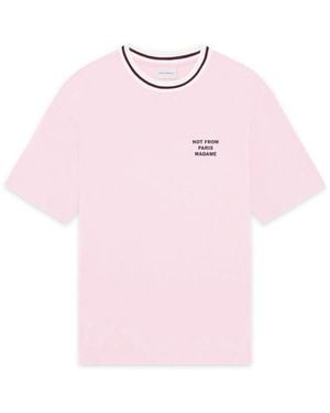 Drole de Monsieur Drôle De Monsieur T-Shirt Slogan Sport T-Shirt - Pink
