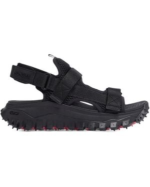 Moncler Trailgrip Vela Logo Patch Sandals - Blue